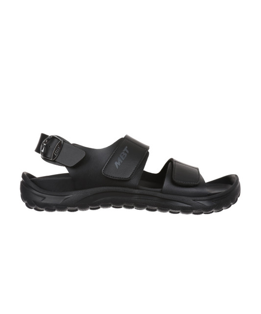 MBT Nagano Black/Black Mens Recovery Sandals