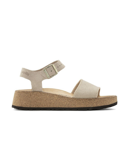 Papillio Glenda Textile/Nubuck Leather Sandcastle Sandals