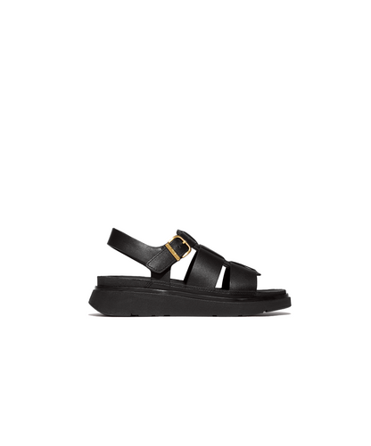 FitFlop Gen-FF Leather Fisherman Sandals Black