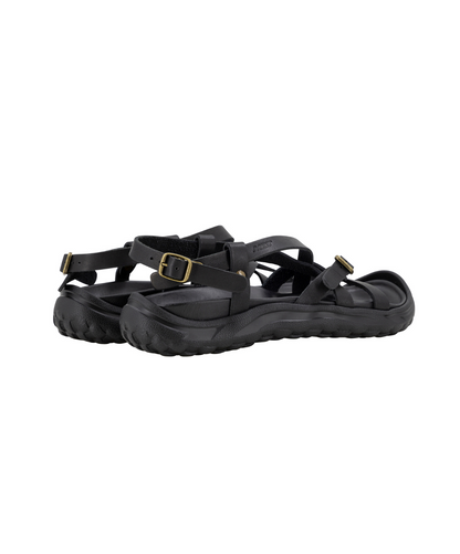 MBT Aya Black Womens Recovery Sandals